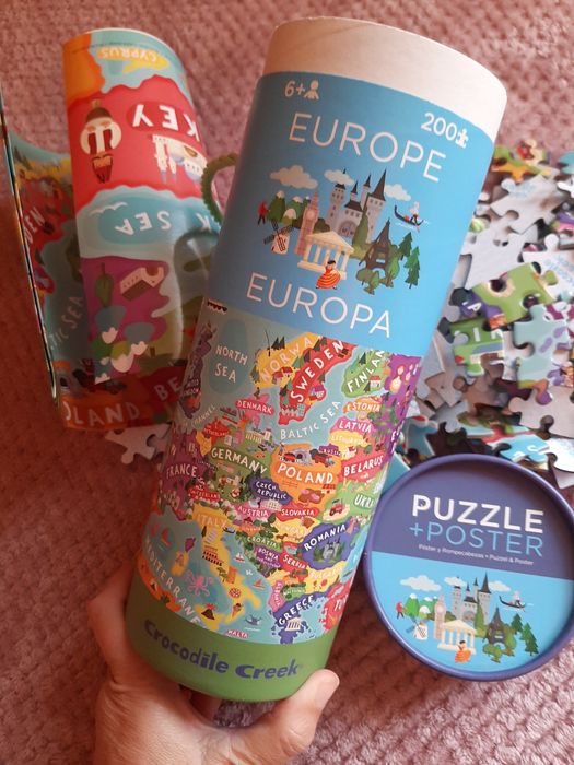 Puzzle+Poster Europa Crocodile Creek