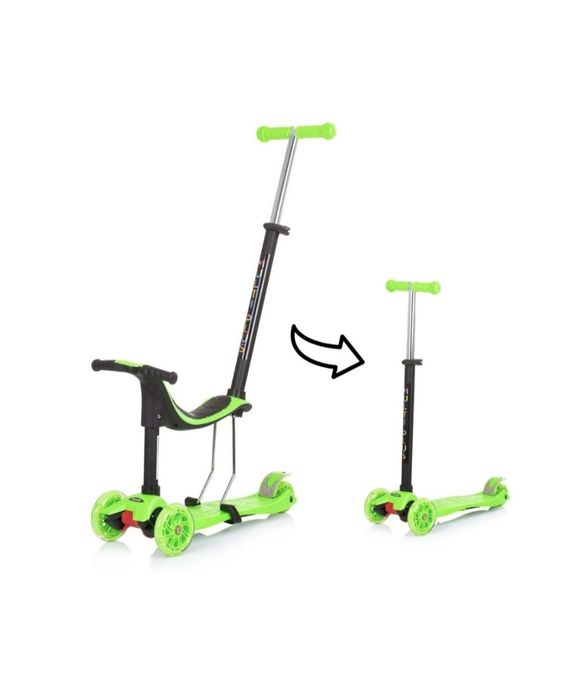 Trotinetes evolutiva criança