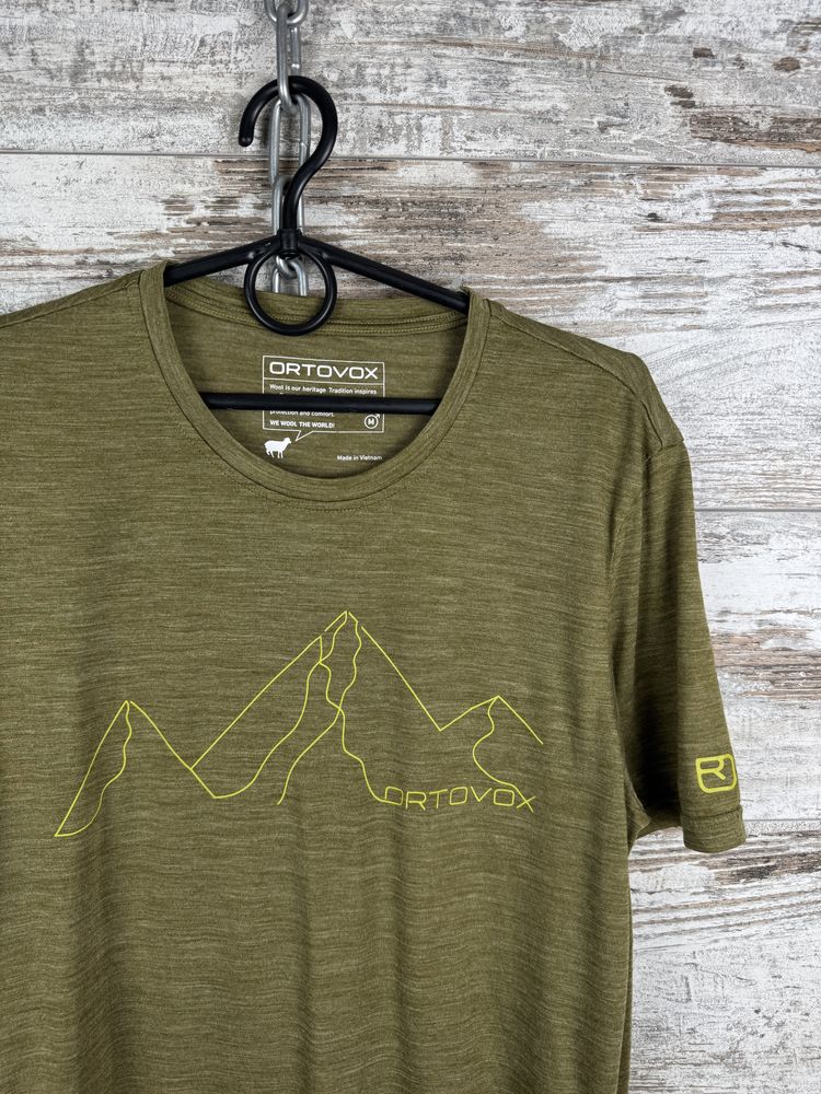 Мужская футболка ortovox merino wool мерино размер М трекинговая