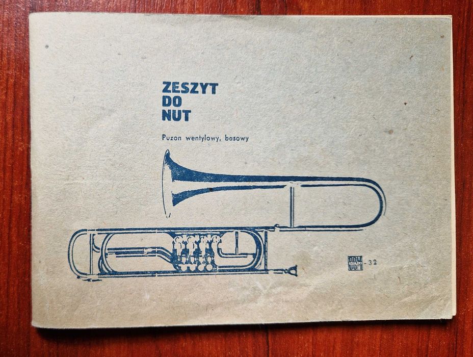 Zeszyt do nut. Nowy. PRL. Unikat 32str Vintage