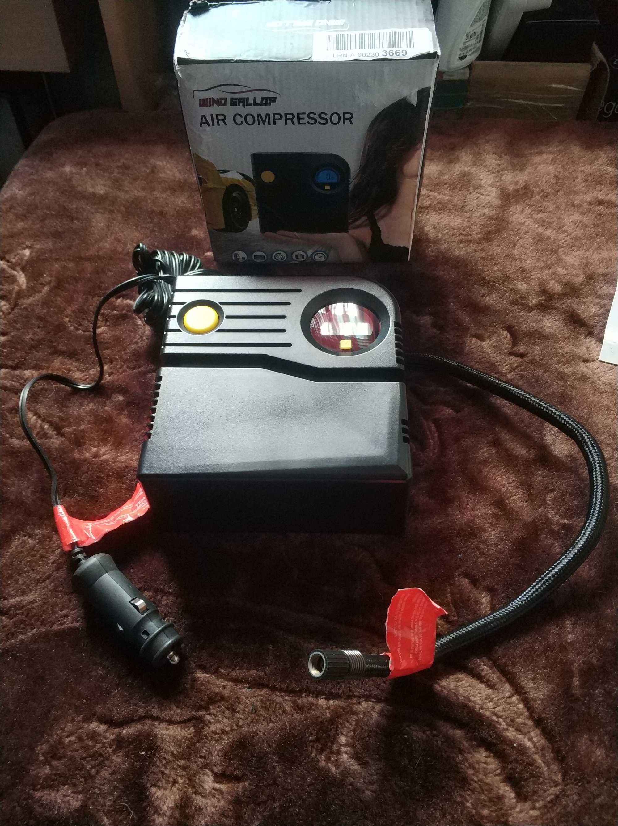 Sprężarka Powietrza Pompa Pompka Kompresor Cyfrowy Elektryczna