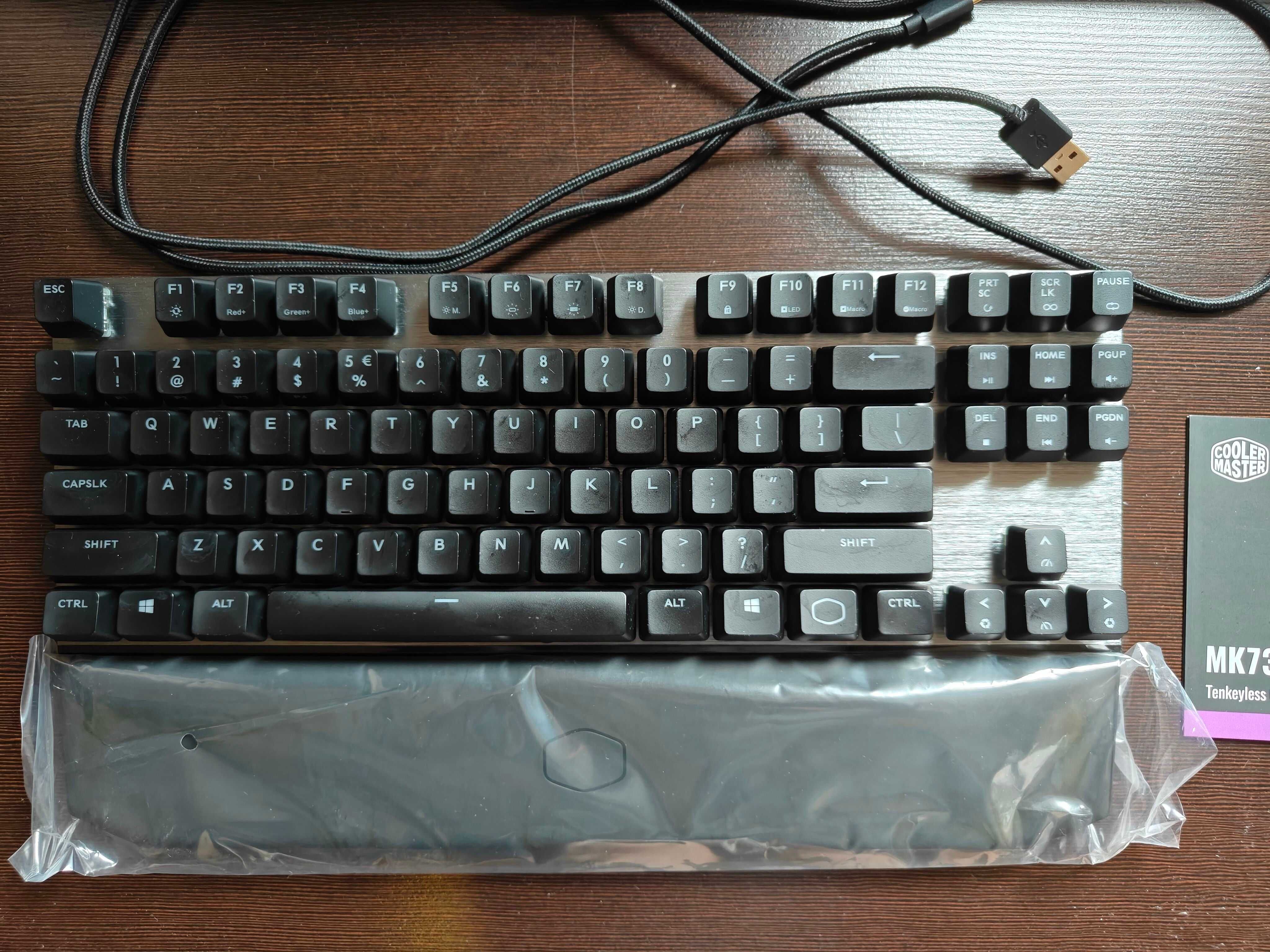 Klawiatura Cooler Master MK730 RGB TKL CherryMX Brown jak NOWA