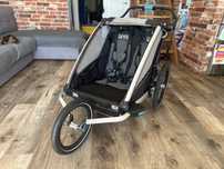 Thule Sport 2  przyczepka 2 osobowa  + akcesoria