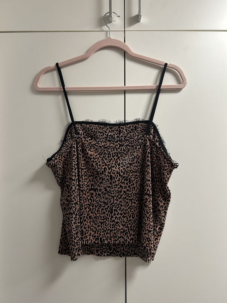 Top damski na ramiączkach panterka Miss Selfridge XL 42 nowy