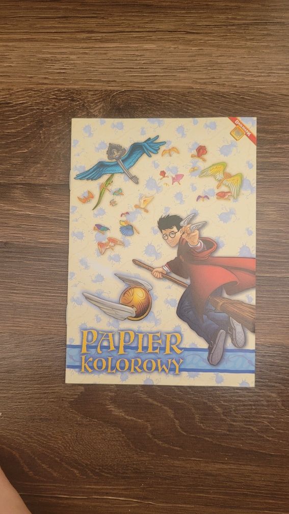 Zeszyt papierów kolorowych Harry Potter