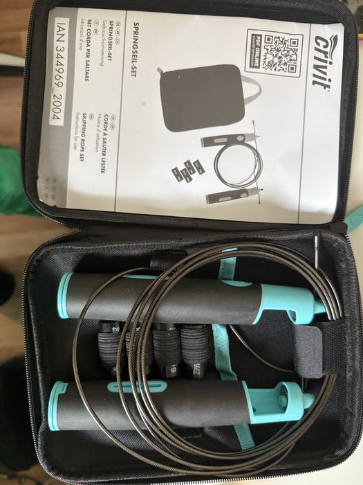 Nowa skakanka Crivit z obciążnikami