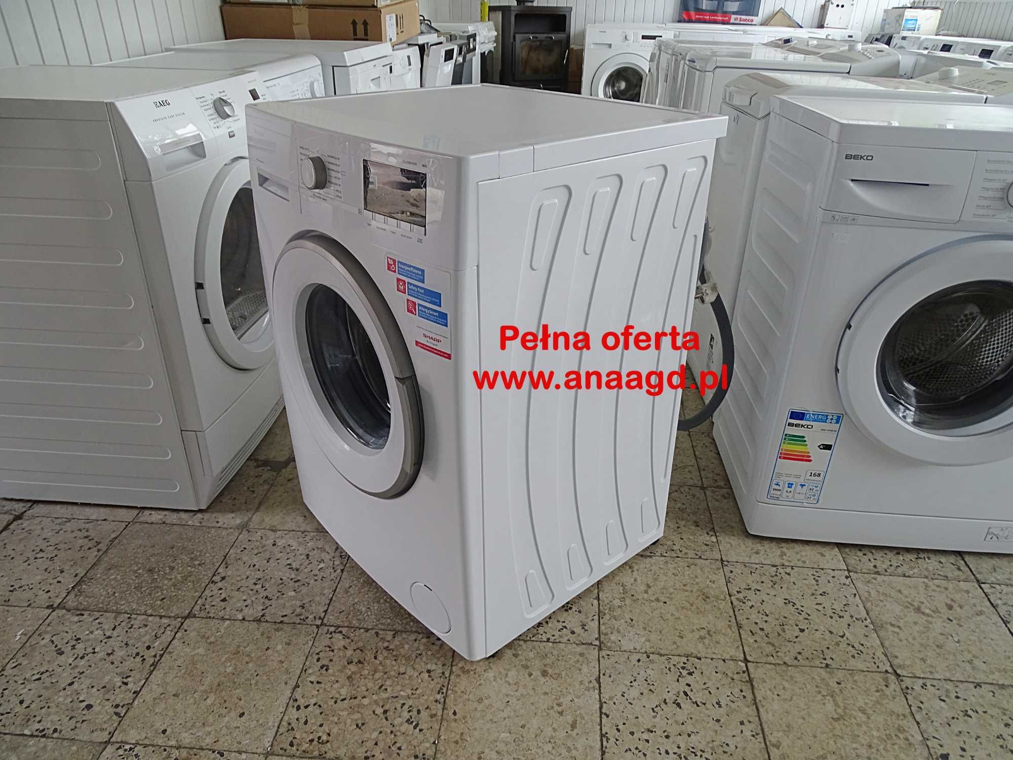 Pralka SHARP ES-GFB8145W 8 kg GWARANCJA Duży Wybór Sprzętu AGD