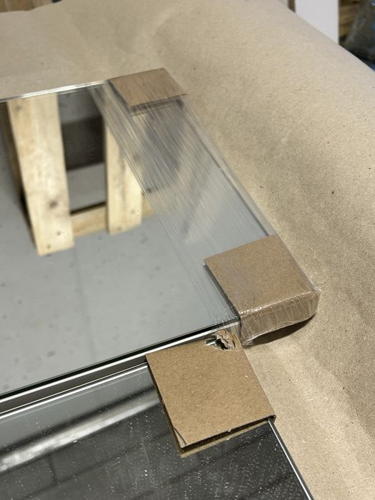 Fronty lustrzane na płycie Egger Angora 240x27 – nowe, 4 szt.