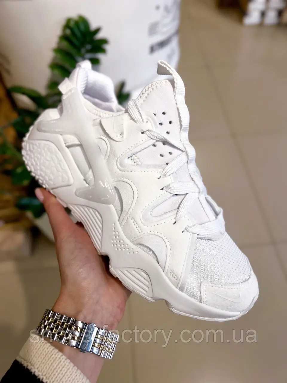 Чоловічі білі кросівки Nike Air Huarache Craft код 8031-106