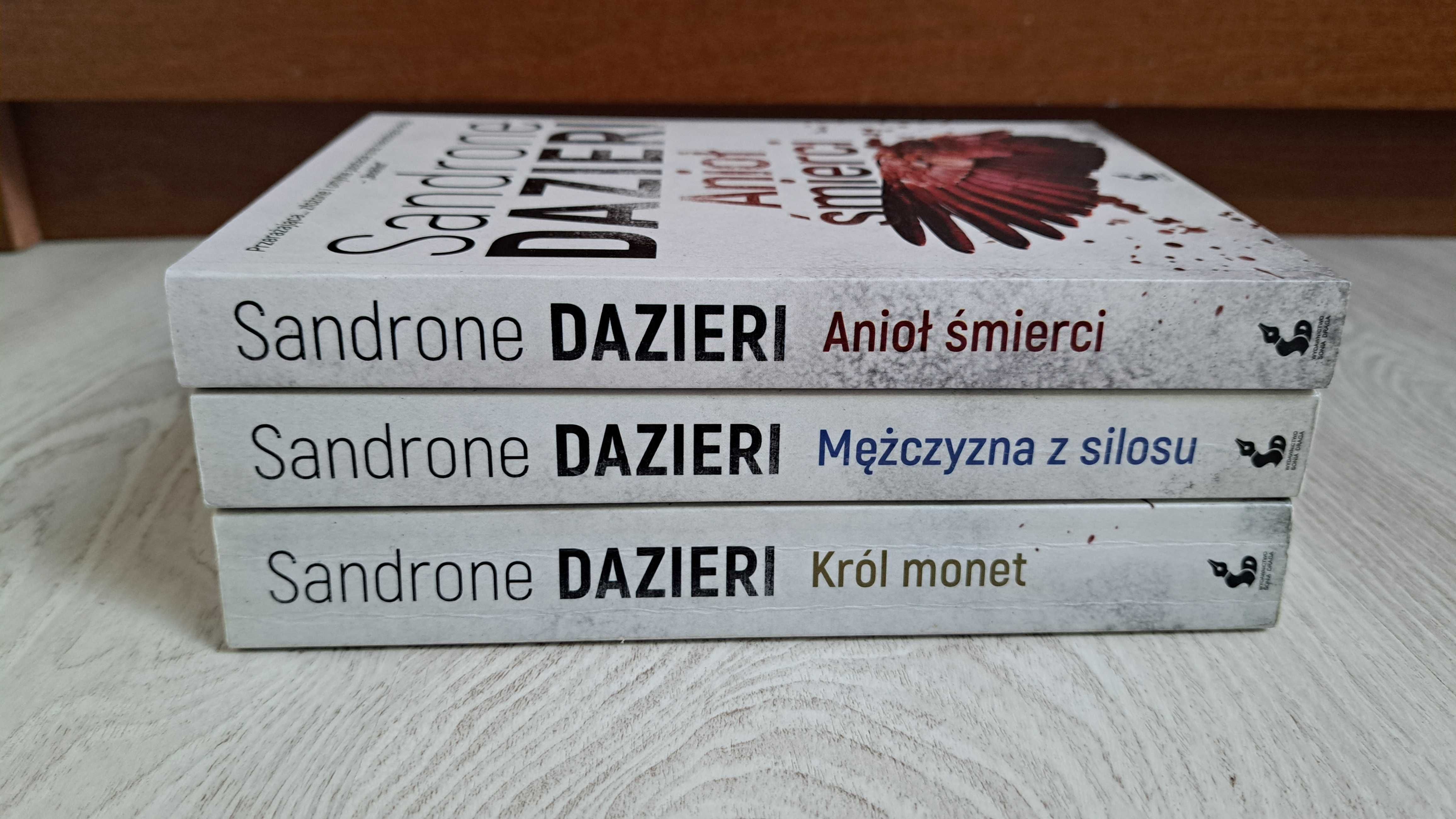 3x Sandrone Dazieri Anioł śmierci + Król monet + Mężczyzna z silosu