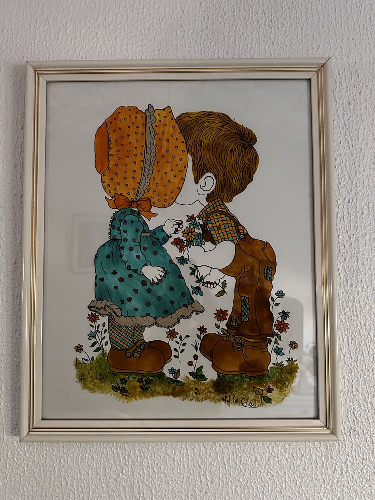 Quadro pintado à mão