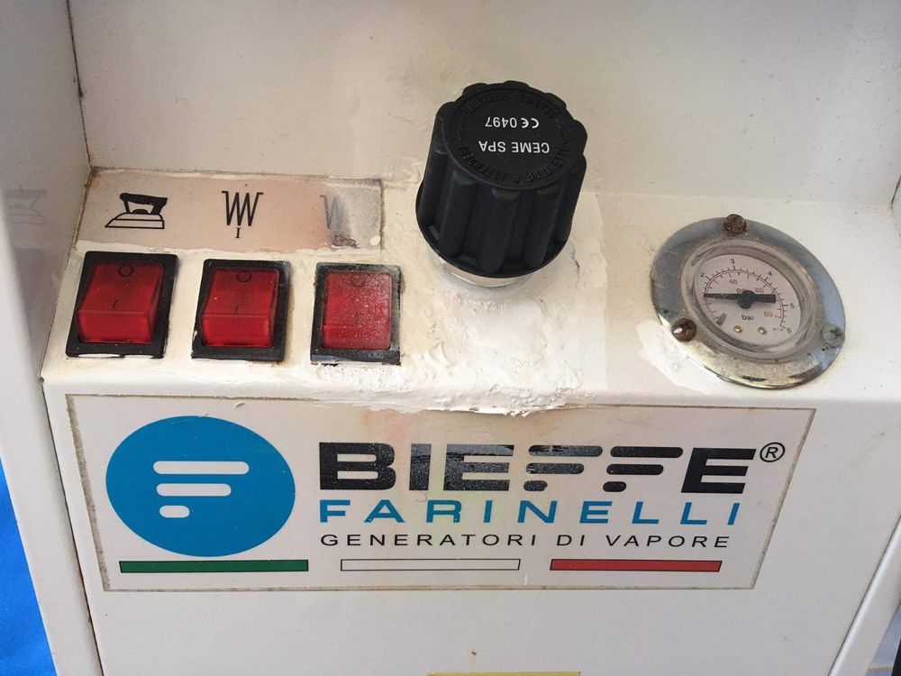 Ferro+Tabua engomar com insuflacao e arrefecimento  Bieffe Farinelli
