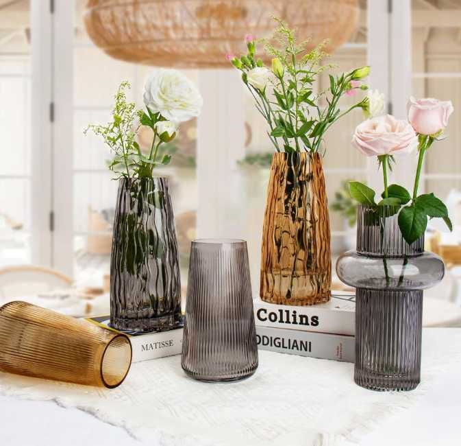 Wazon w kolorze bursztynowym Nr.914