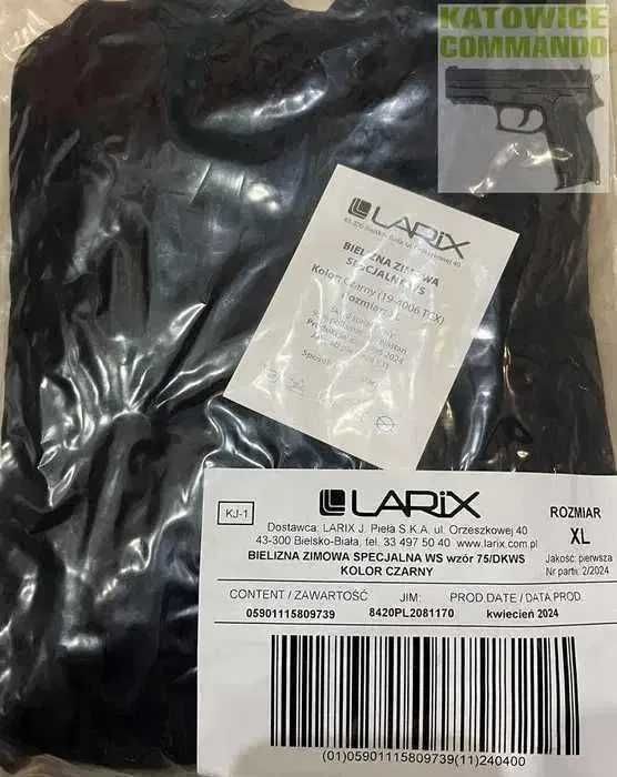 Bielizna termoaktywna 75/DKWS LARIX- zimowa wojskowa roz. XL