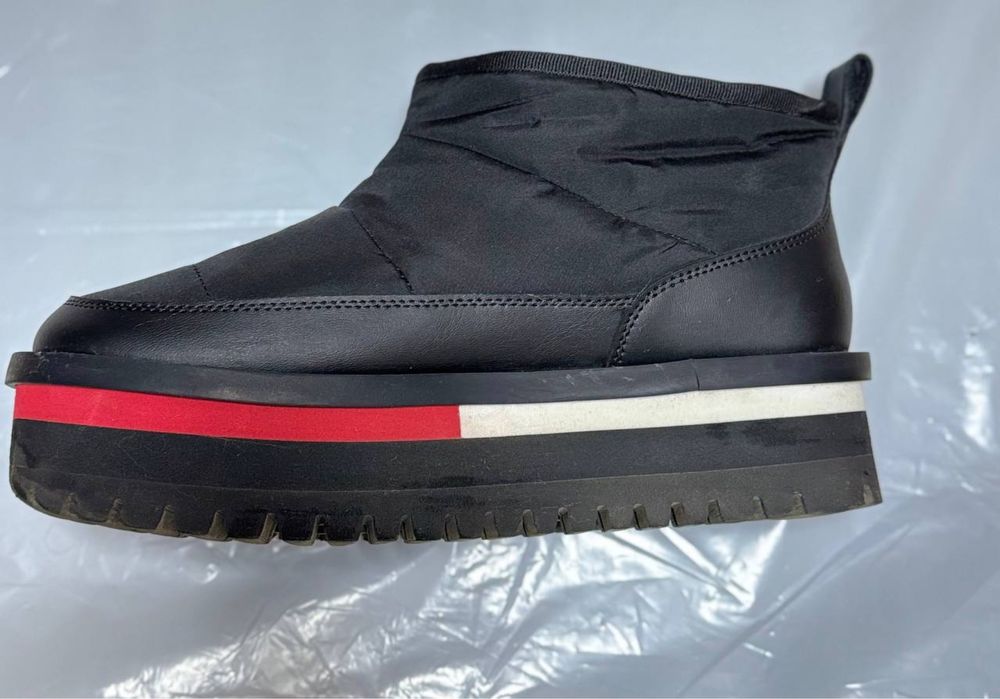 Зимові чоботи Tommy Jeans TJW NYLON FLATFORM BOOT WL