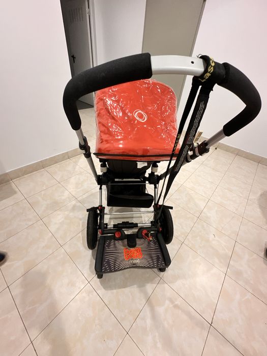 Carrinho Bébé Bugaboo cameleon 3 +berço + patim +capa de chuva