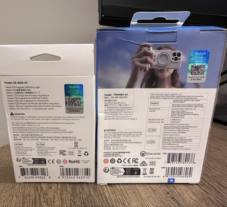 Nowy uchwyt z lampą Telesin