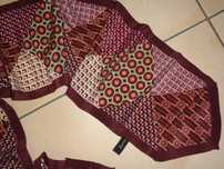 ACCESSORIZE 100% Silk oryg. jedwabny szal szalik fular plastron j.nowy