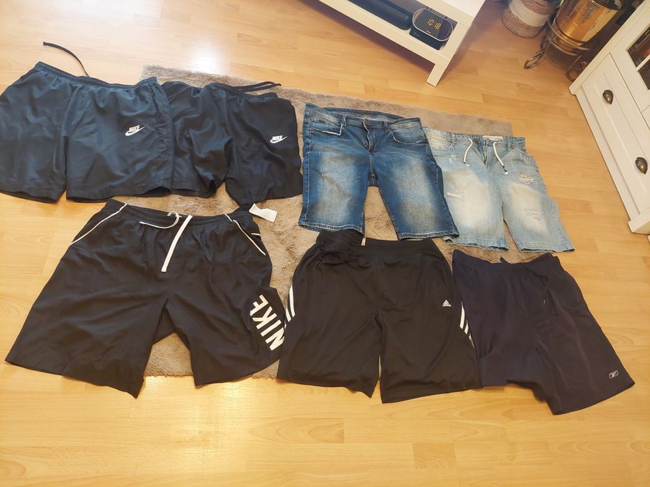 Witam mam do sprzedania krótkie spodenki męskie Adidas, Nike, Reebok.
