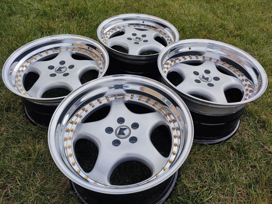 Felgi Kerscher RS 17" 8.5/10 5x100 Golf Corrado Passat Audi 3tlg