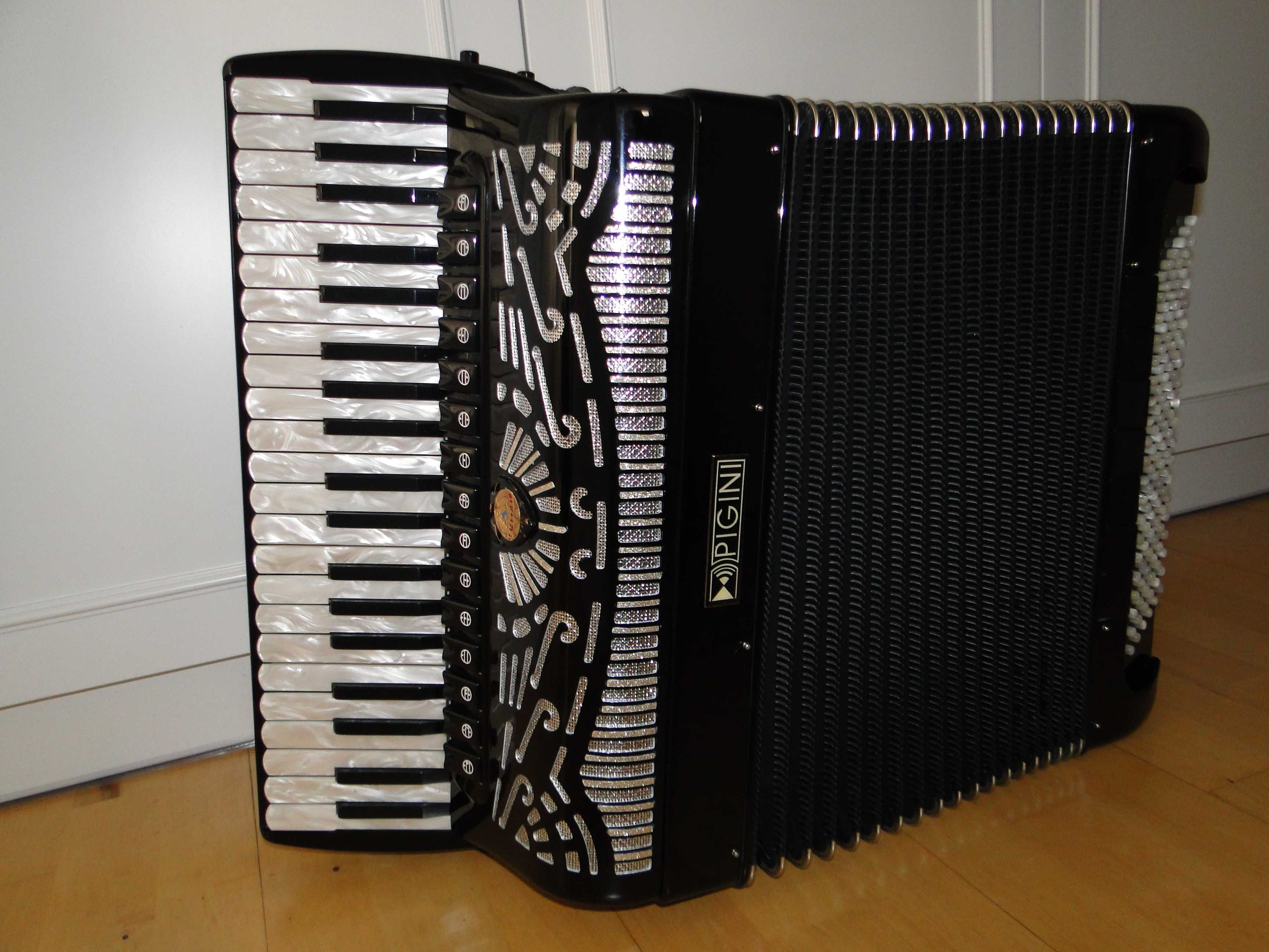 Najwyższej Klasy Akordeon Włoski PIGINI CASSOTTO AMPLISOUND 120.Okazja