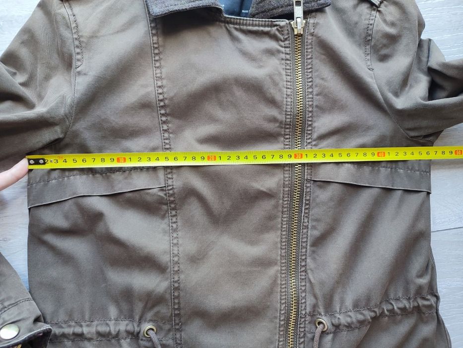 Kurtka parka jesienna zimowa damska Zara Basic S