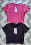 2x crop top bawełniany SINSAY XS nowe