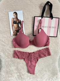 Victoria’s Secret komplet bielizny stanik 70C + majtki S oryginalny