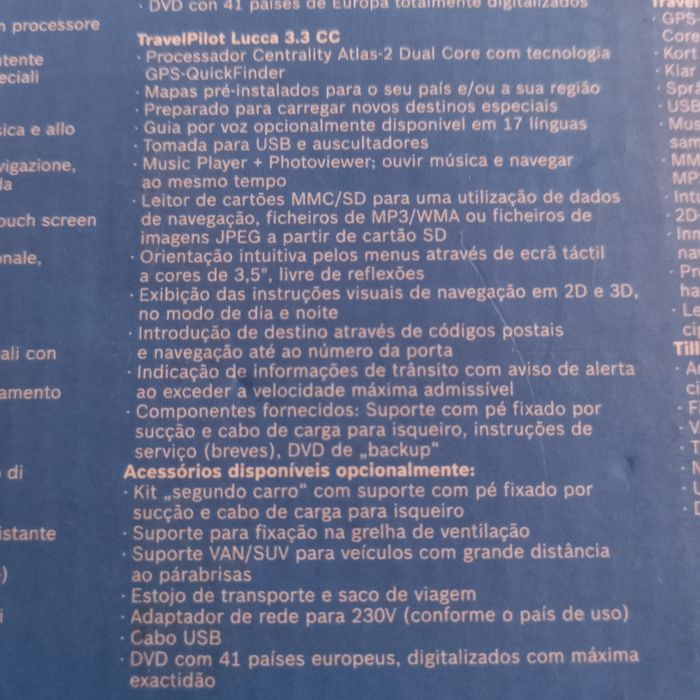 Sistema de Navegação Blaupunkt