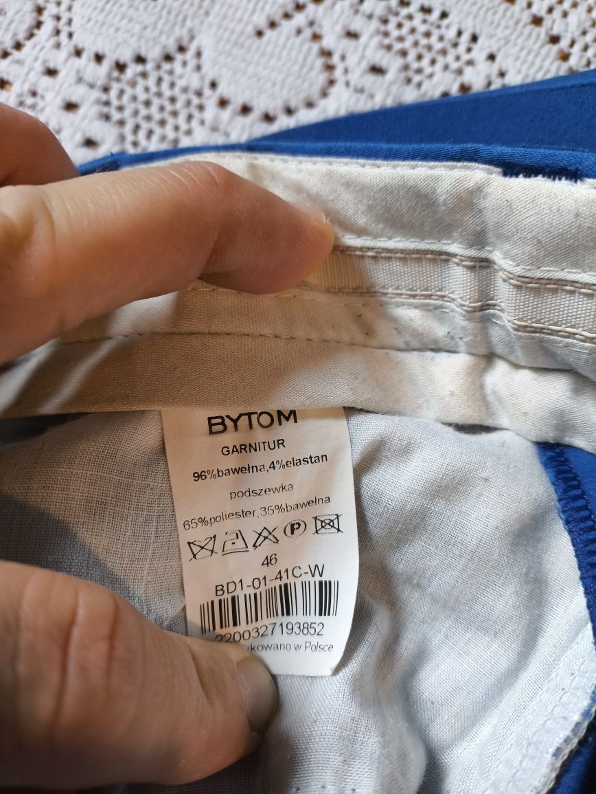 Garnitur męski Bytom niebieski 46
