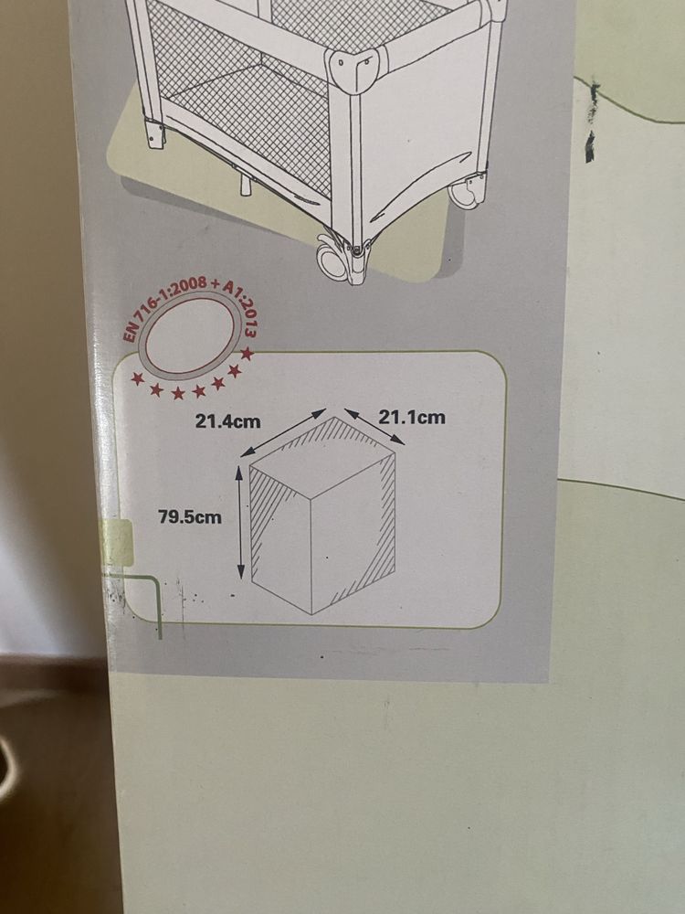 Cama/berço com rodas