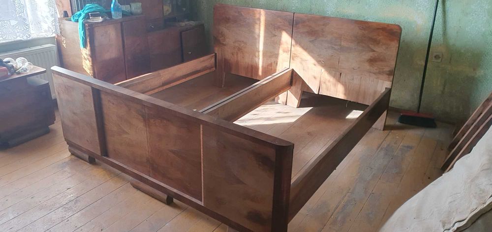 Łóżko PRL i szafki nocne OKAZJA