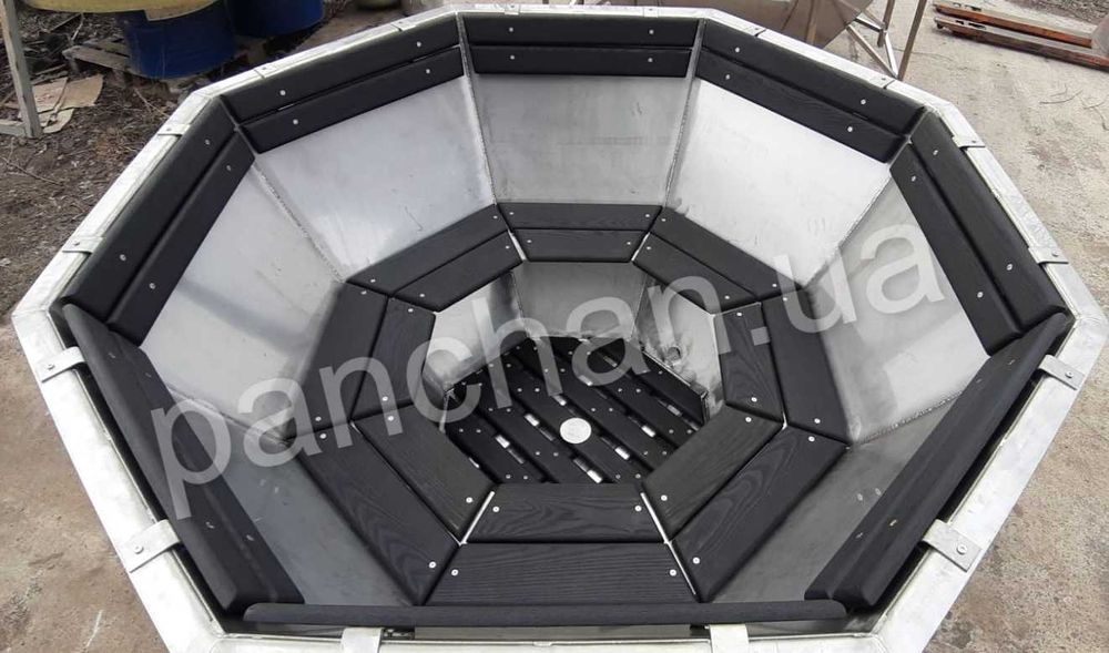 Чан для купання (бані,лазні) із нержавійки. Купель для паріння