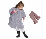 Ponczo do fotelika PATULOVE BASIC GREY 2-6lat + MITENKI Zestaw OD RĘKI