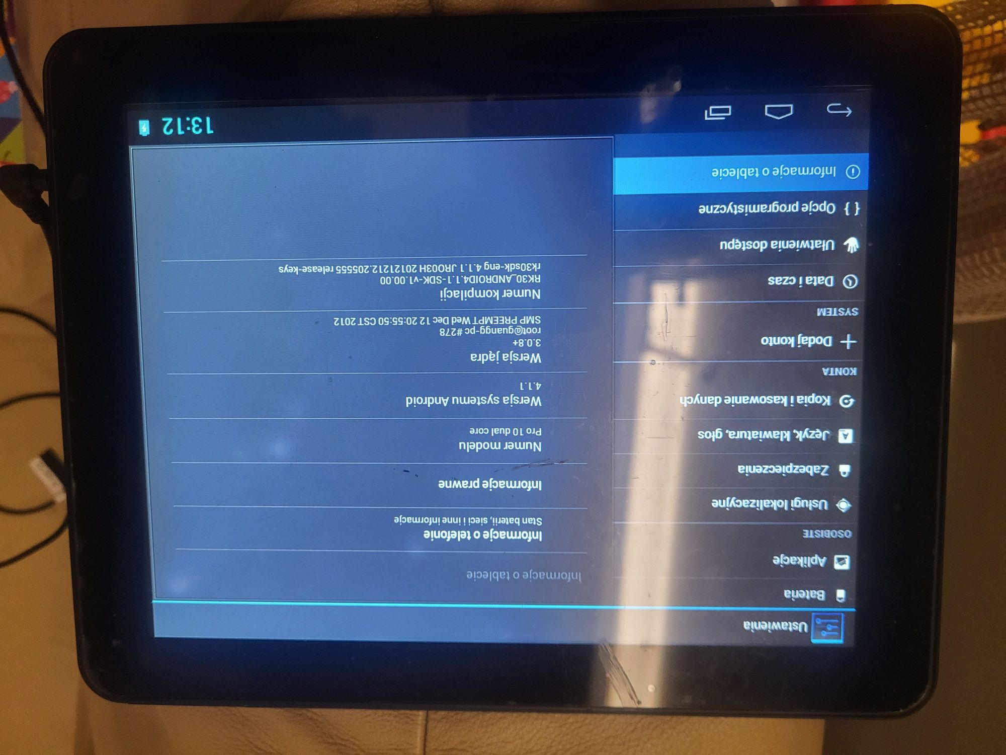Sprzedam Tablet że zdjecia (Włącza się)