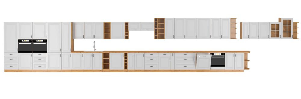 Skandynawskie meble kuchenne Stilo 315cm Stwórz własną kuchnię!
