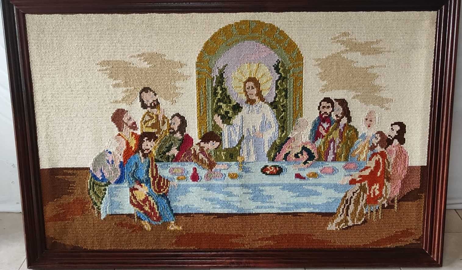 A Última Ceia - Quadro em arraiolos