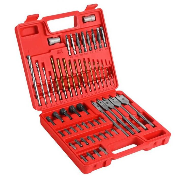 KRAFT&DELE Zestaw Wierteł Bitów Nasadek 57el Do Wkrętarki KD11272