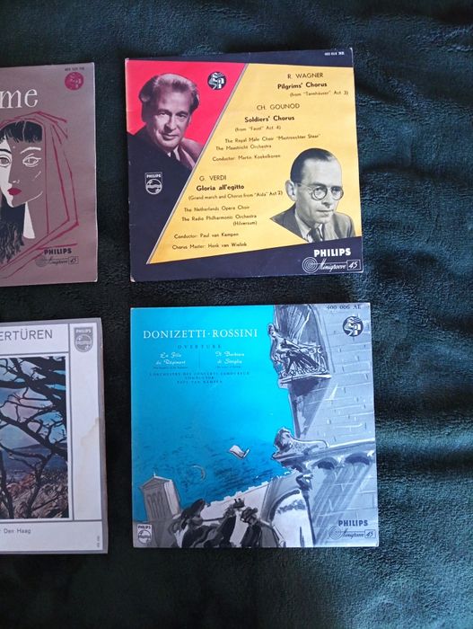 4 discos vinil Musica classica, etc  - Selo Philips  Como novos!