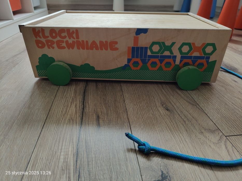 Zestaw klocków drewnianch