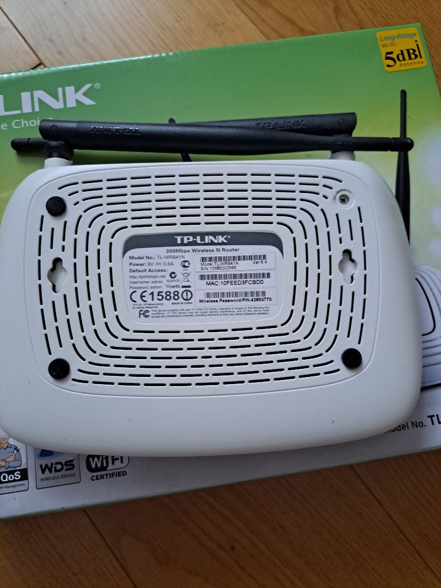 Router WiFi TP-Link TL- WR841N