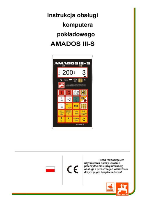 Instrukcja obsługi Amazone IIIS Amados III S komputer sterownik