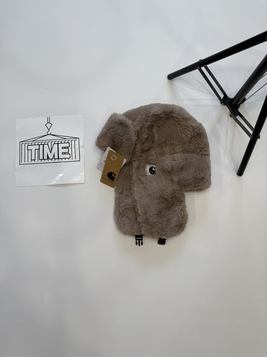 Carhartt Wip шапка-вушанка з хутром / кархарт віп ушанка