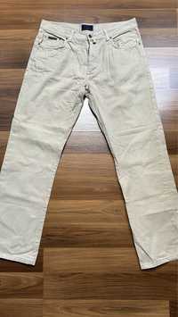 Spodnie męskie beżowe Gant W35/L34