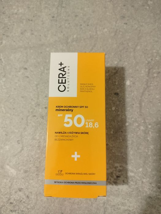 Cera+ solutions krem mineralny 50spf