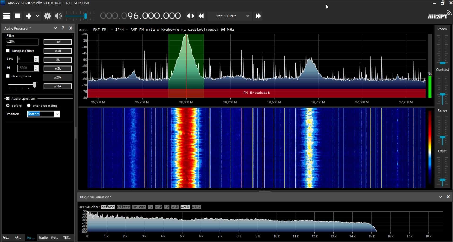 Odbiornik RTL SDR RTL2832U + FC0012