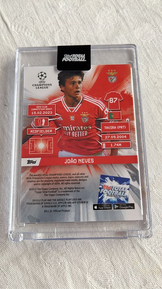 João Neves /99 Topps Total Football