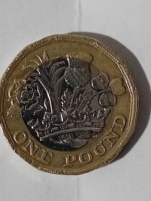Moeda One Pound 2016 comemorativa do Brexit