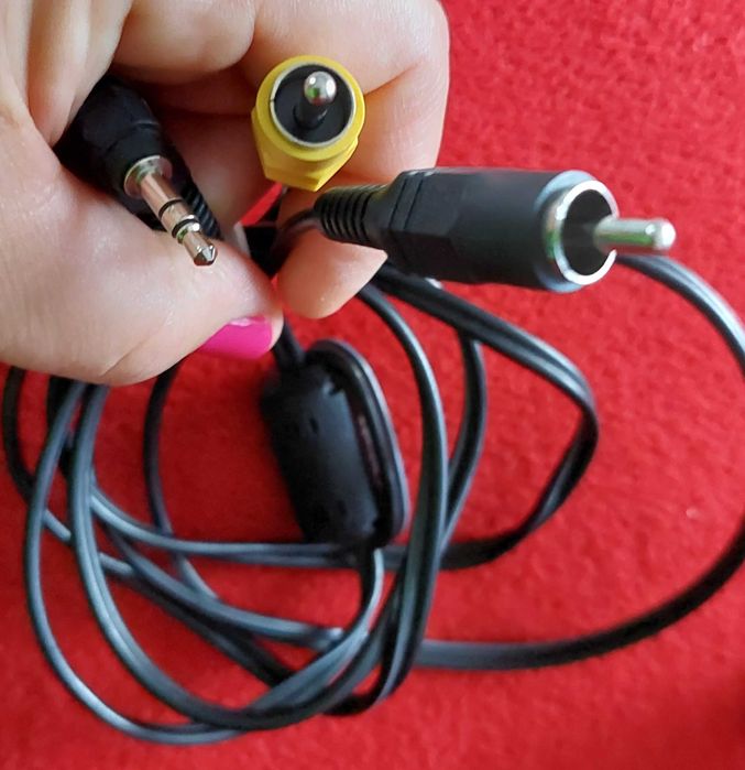 Przewód Kabel jack 3.5mm stereo 2RCA cinch 1,3 m