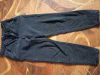 утеплённые чёрные джинсы